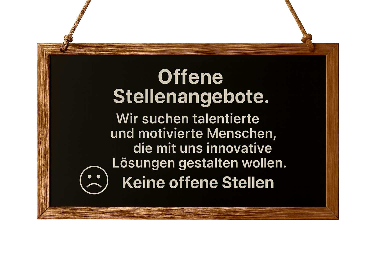Keine offenen Stellen